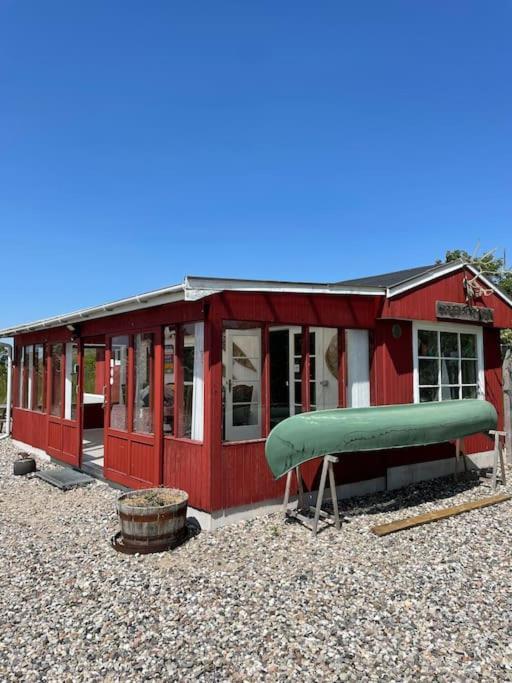 欧登塞Fjordhytten. Rebuild Train Wagon From 1937.公寓 外观 照片