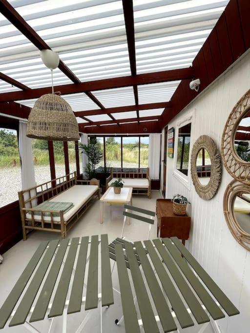欧登塞Fjordhytten. Rebuild Train Wagon From 1937.公寓 外观 照片
